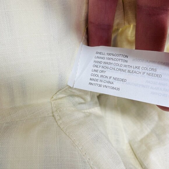 Cat & Jack Baby Boys 0-6 M Striped Reversible Bucket Hat in Red/Cream/Blue 2208 - Picture 6 of 8